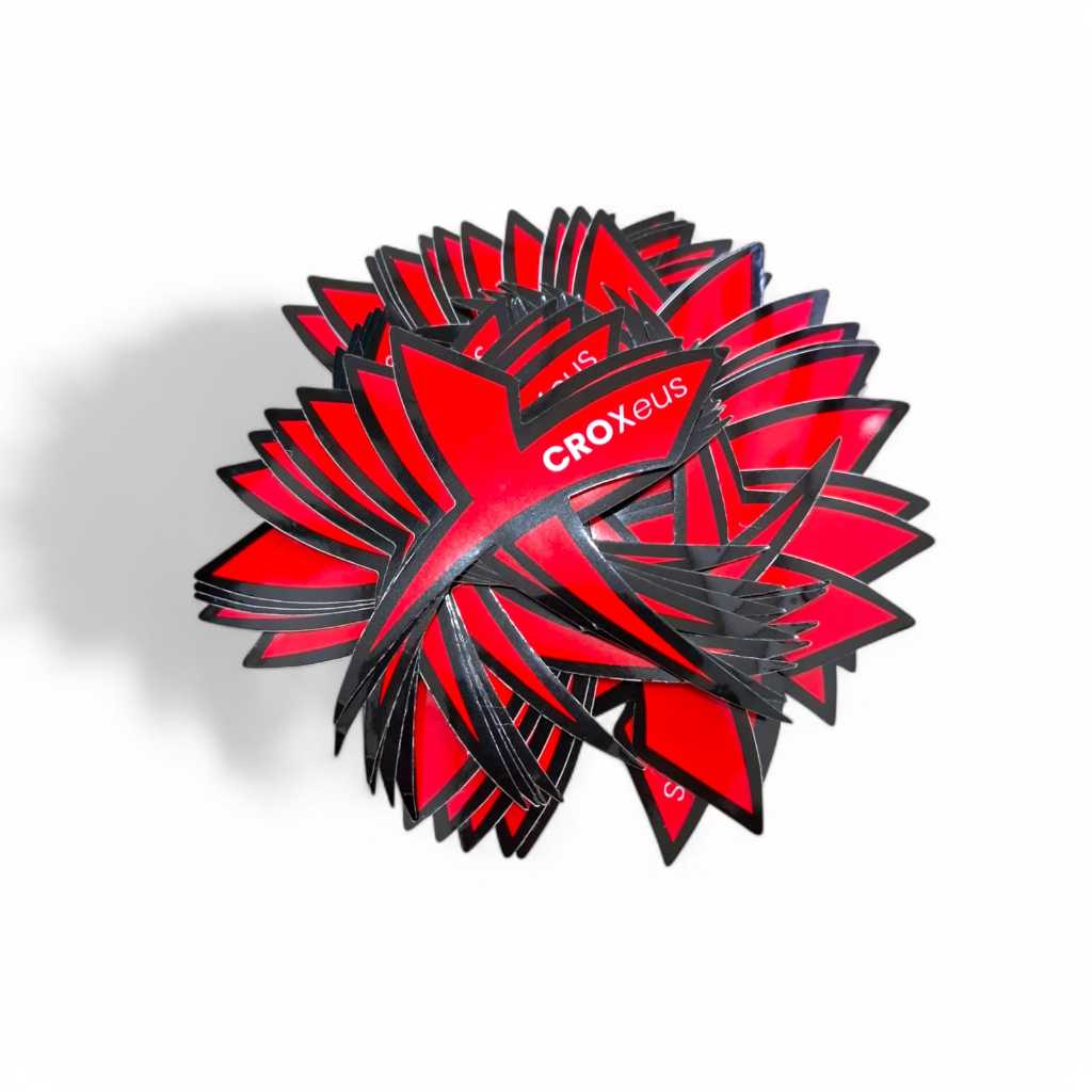 

CROXEUS - STIKER WATEPROOF LOGO BRAND CROXEUS UNTUK LAPTOP, KOPER, BUKUR HARIAN, NOTE DAN STATIONERY - STICKER BOOK PAPER