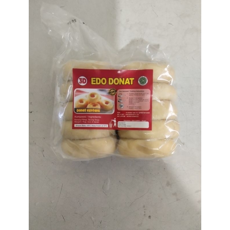 

Edo Donat Donut Kentang Jumbo 660gr isi 10