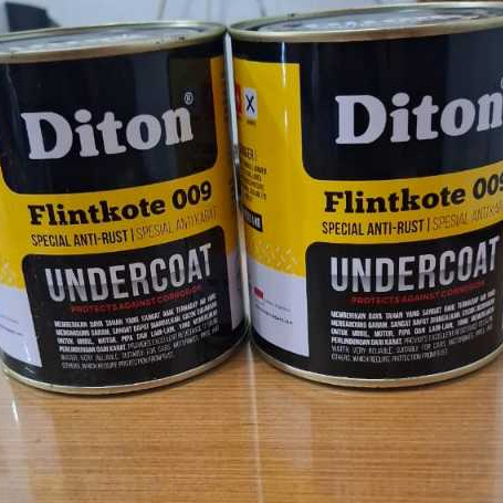 Cat Diton Flinkote 009 / Cat Besi Spesial Anti Karat Warna Hitam 1kg