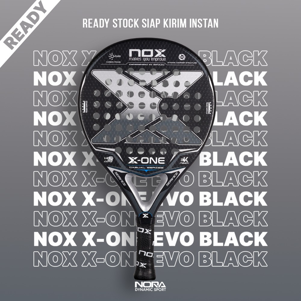 Nox X - ONE EVO Casual Series Black 2023 Rackets Padel