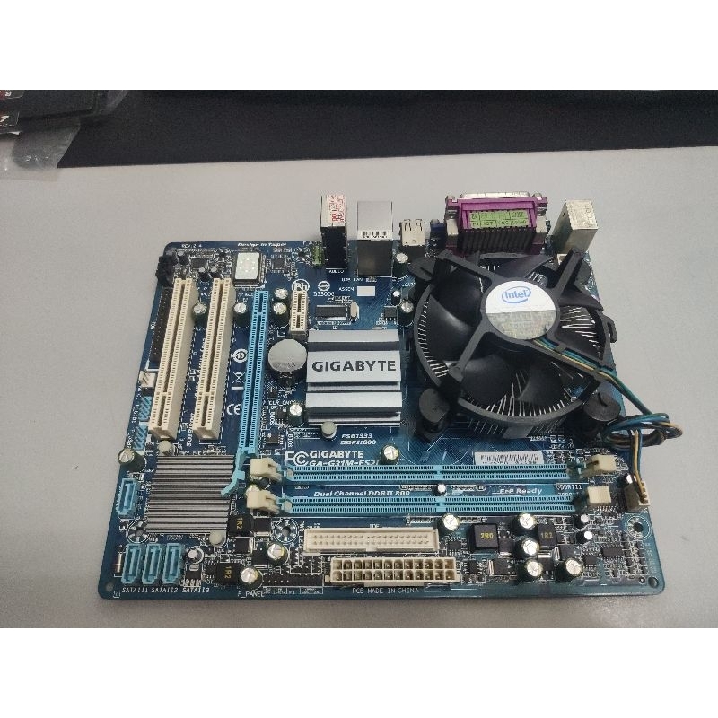 Motherboard G31 GIGABYTE G31M-ES2L LGA775 DDR2 Fullset