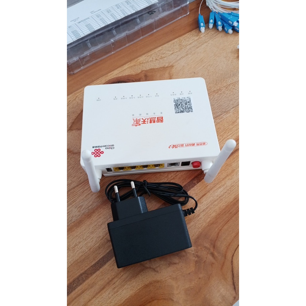Router ONT EPON F477 V2 with Adaptor 12v |  Modem ONT EPON F477v2