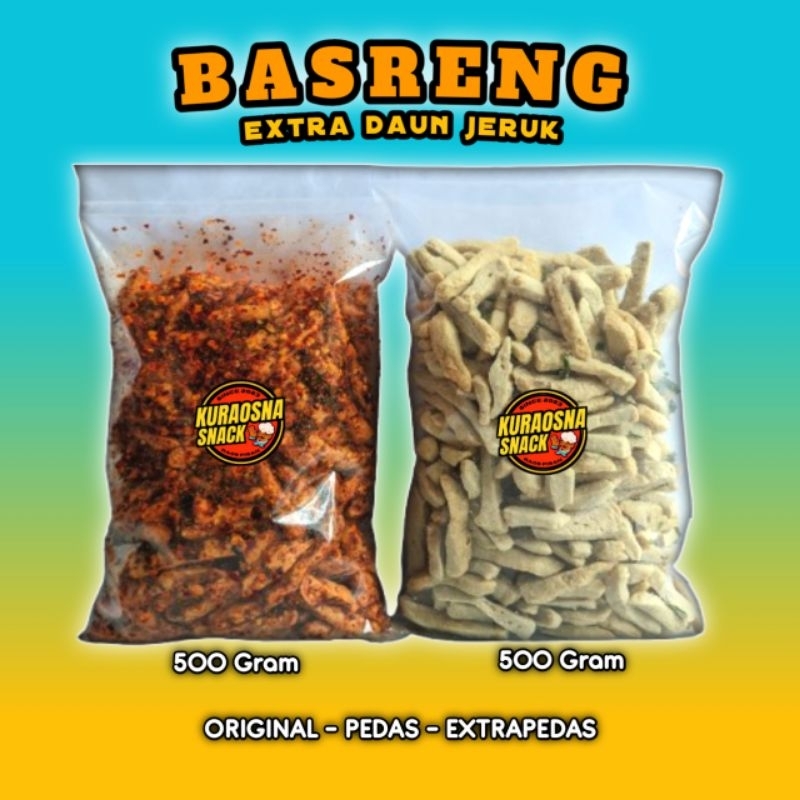 

BASRENG PEDAS DAUN JERUK 500Gram
