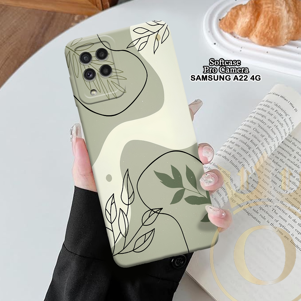 Softcase Samsung Galaxy A22 4G - ORORA - Casing Samsung Galaxy A22 4G - Motif case Abstrak - softcas