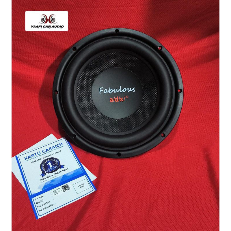 Subwoofer ADX 10inch  Doble Coil - Sub ADX Pro Fabulous