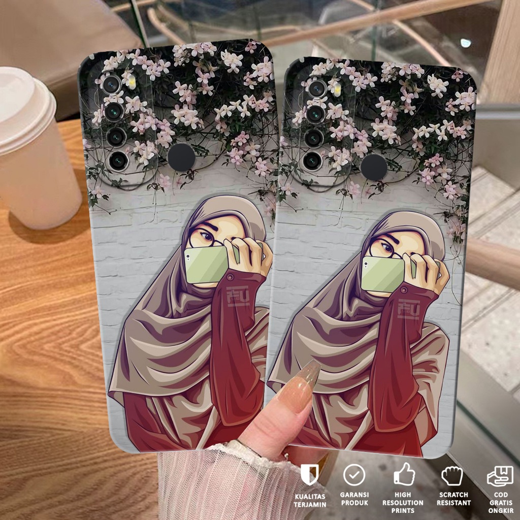 Case Xiaomi Redmi Note 8 - Softcase Xiaomi Redmi Note 8 Motif Hijabers - Casing Hp Xiaomi Redmi Note