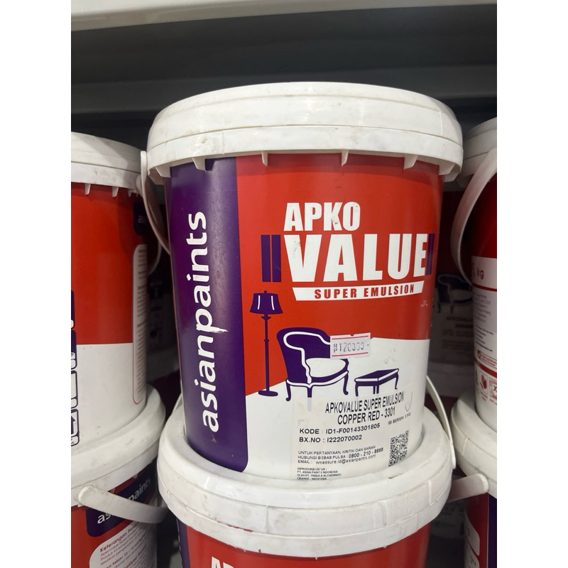 Asian Paints 5kg White Apko Value Super Emulsion