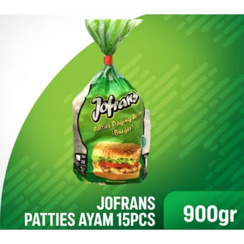 

Jofrans patties ayam 900gr
