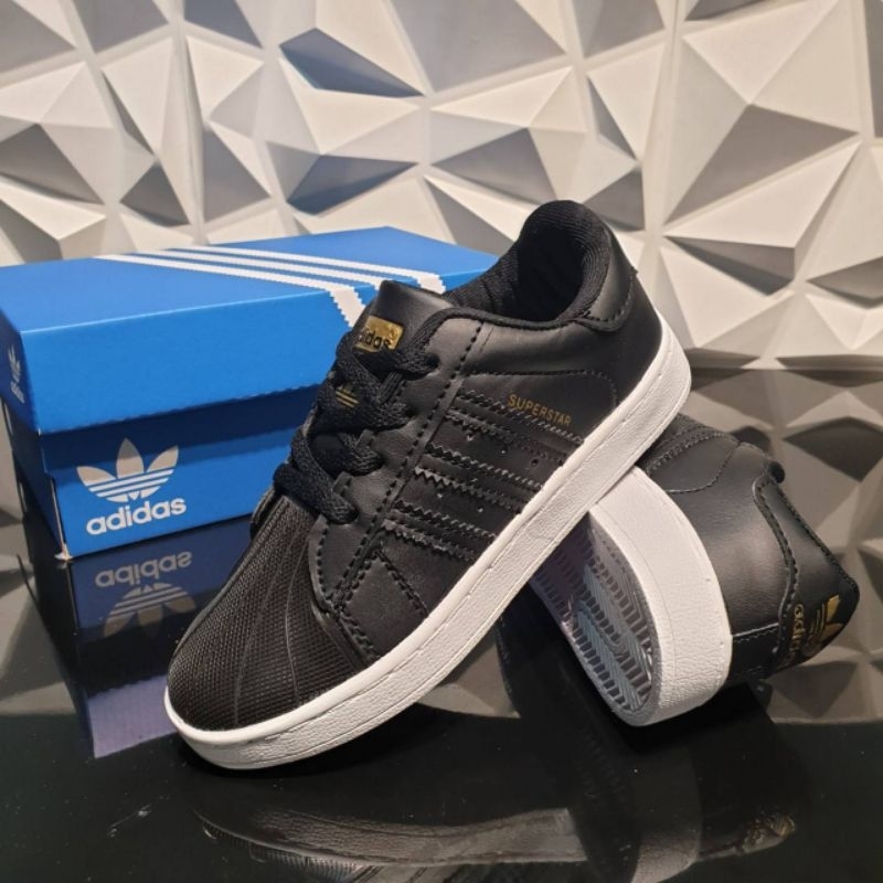 Sepatu sneakers superstar anak model tali sepatu sekolah anak sd