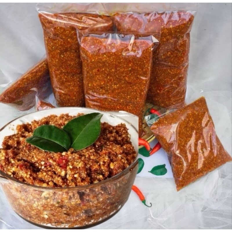 

sambal kacang khas madiun pedas gurih