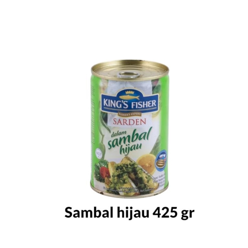 

sarden kings fisher sambal hijau 425 gram