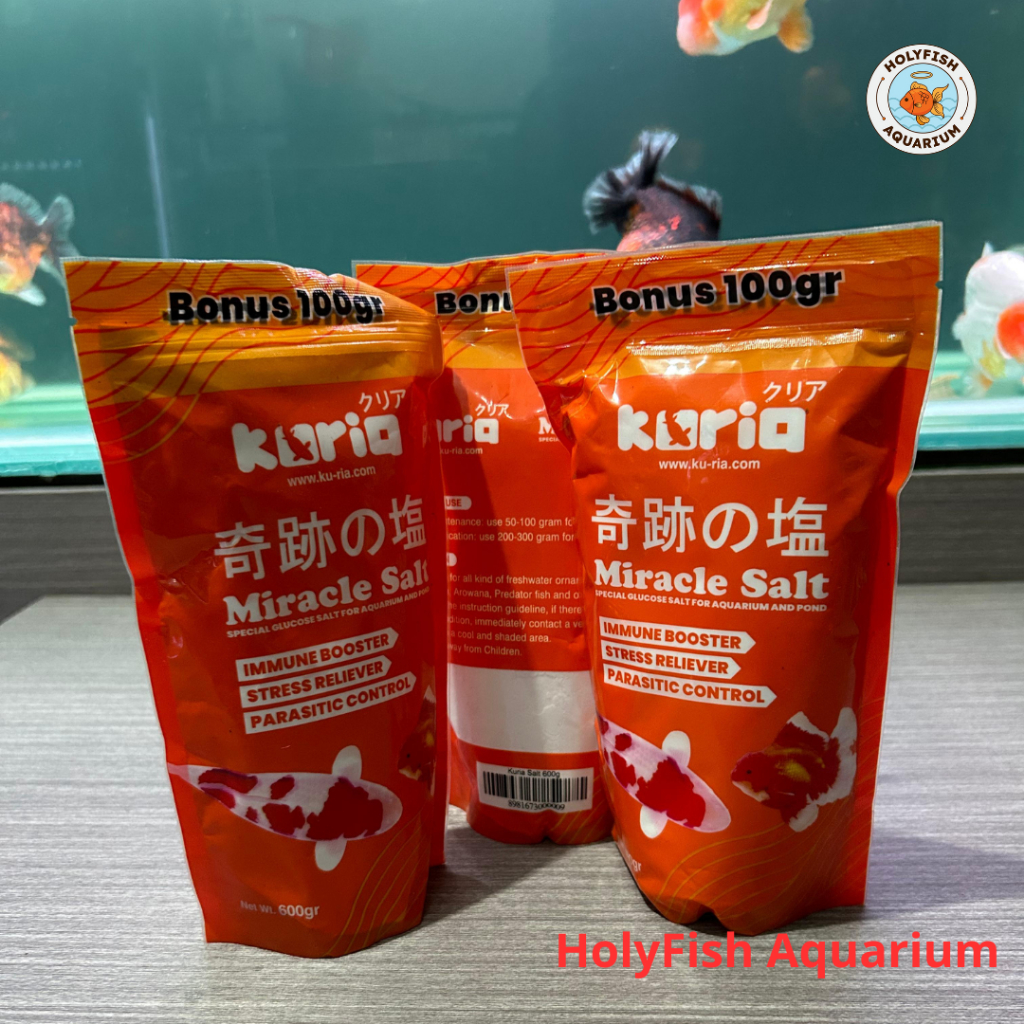 Kuria Miracle Salt 500gr FREE 100gr Garam Pond Kolam Ikan koi koki predator arwana