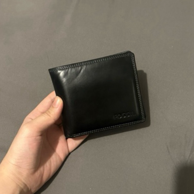 split payment FOSS1L Men’s Wallet Original (Preloved) Dompet Pria Hitam