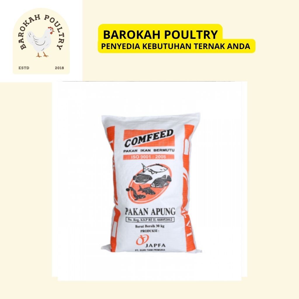 PELET PAKAN IKAN APUNG COMFEED