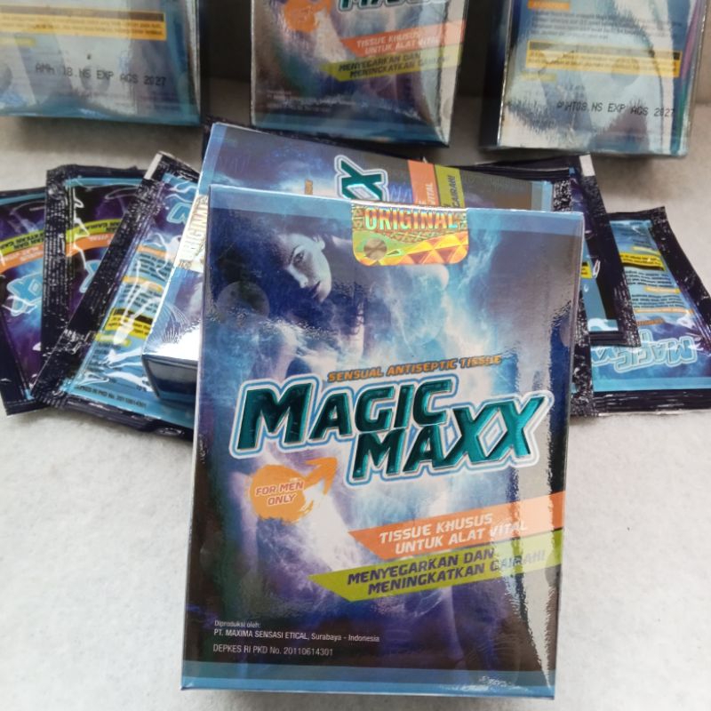 Tisu Magic max asli original 1 kotak 8 sachet