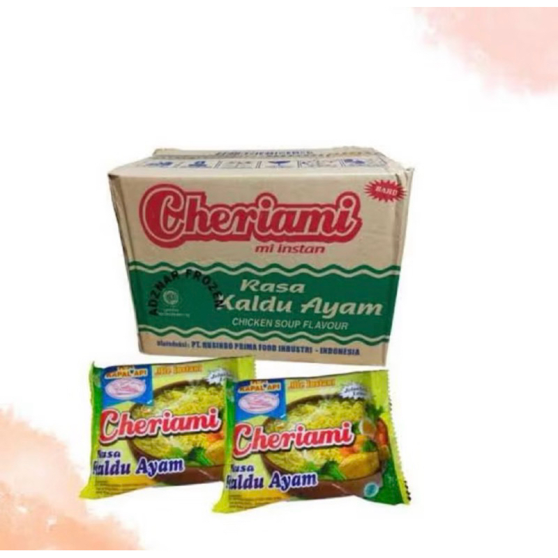 

Cheriami Mie Instant rasa Kaldu Ayam 1 karton isi 40pack