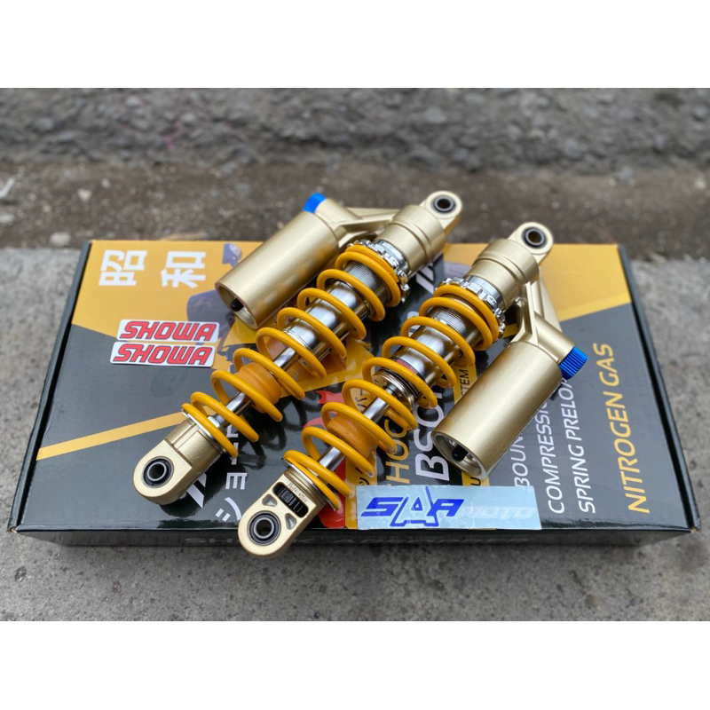 shock skok belakang showa import double click uk 325 mm skok showa