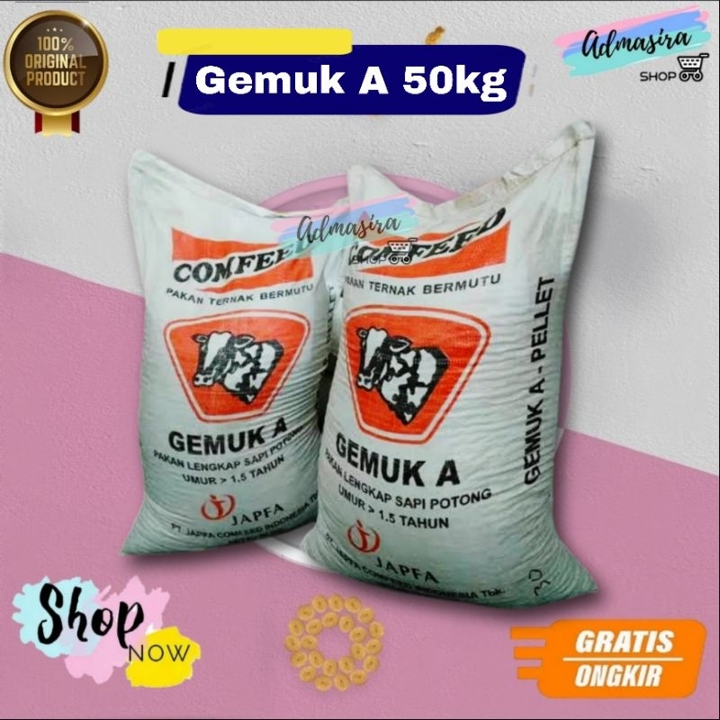 Gemuk A 50kg Konsentrat penggemuk sapi kambing Comfeed repack 50 kg