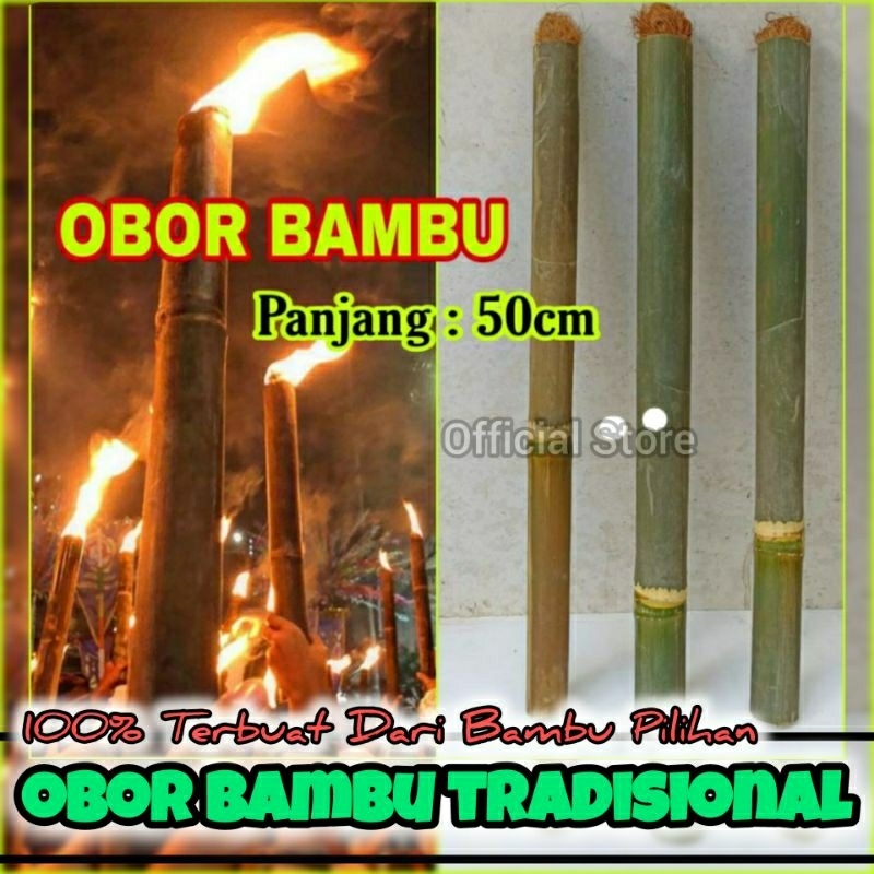 COD - Obor Bambu / Obor Bambu Tradisional / Obor Bambu Sumbu