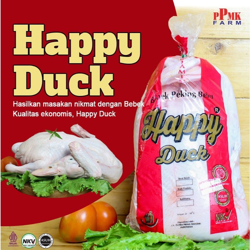

Bebek Peking 2.2 - 2.4 kg Happy Duck