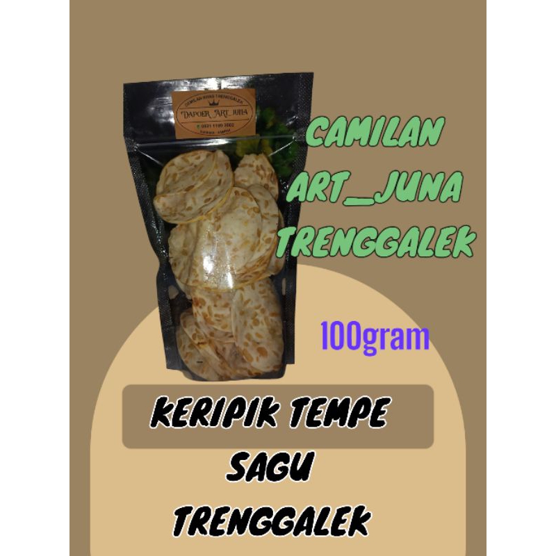 

CAMILAN TEMPE KRIPIK SAGU 100gram ARTJUNA TRENGGALEK