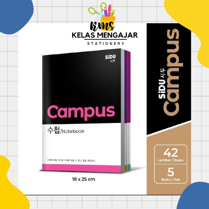 

BUKU TULIS SIDU CAMPUS ISI 5 BUKU 42 LEMBAR