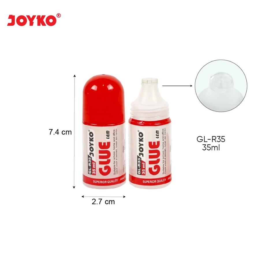 

Joyko - Lem Kertas Cair 35ml / Liquid Glue GL-R35