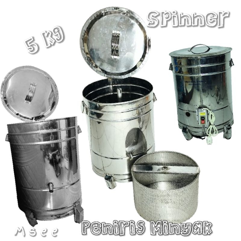 MESIN PENIRIS MINYAK/SPINNER 5 kg