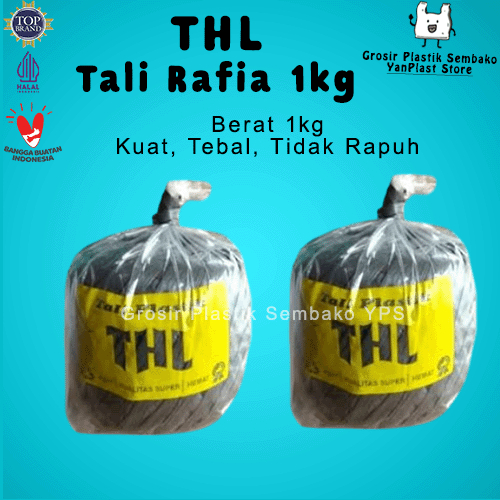 

Tali Rafia Hitam THL Kuat Tebal Full 1kg