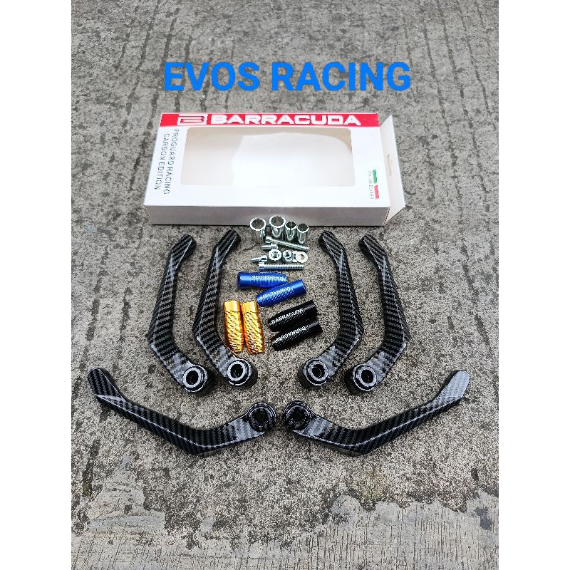 Proguard Handguard Carbon Barracuda Rider Aerox Nmax PCX MX king Beat Revo Vario Dll bisa semua moto