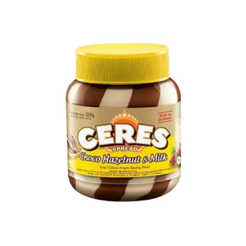 

Ceres Choco Chocolate Spread Hazelnut & Milk 350Gr - Ceres Cokelat Kacang Hazel dan Susu