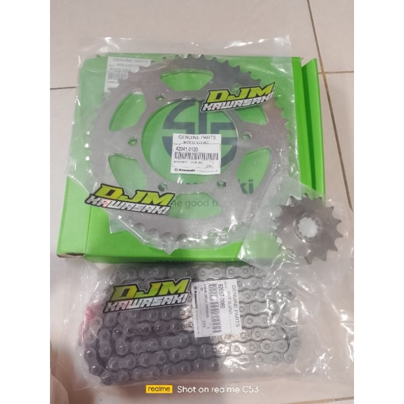 Gear set zx25r zx25 Original kawasaki
