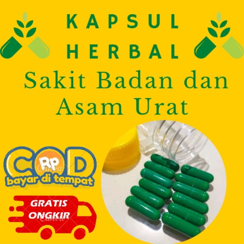 

Kapsul Herbal-Vit Pegal Linu, Asam Urat dan Rheumatik