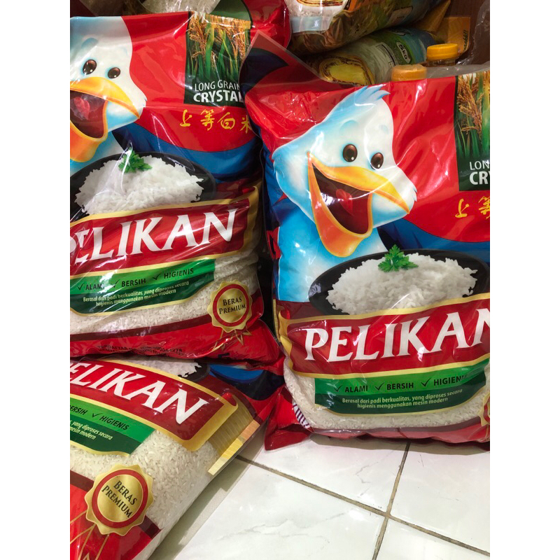 

beras pelikan 3kg