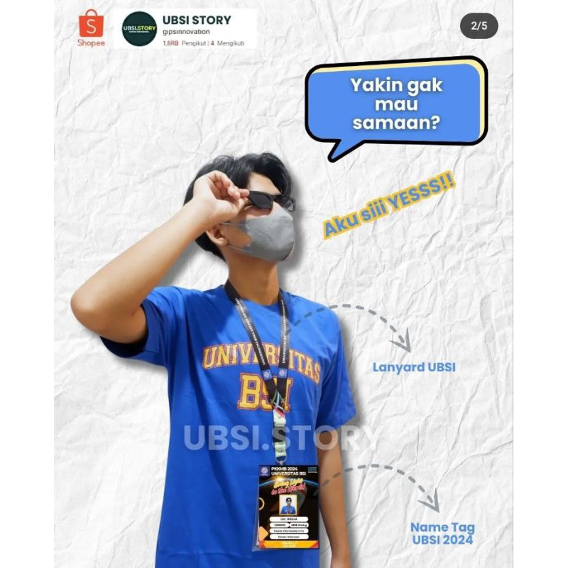 

LANYARD MAHASISWA UBSI