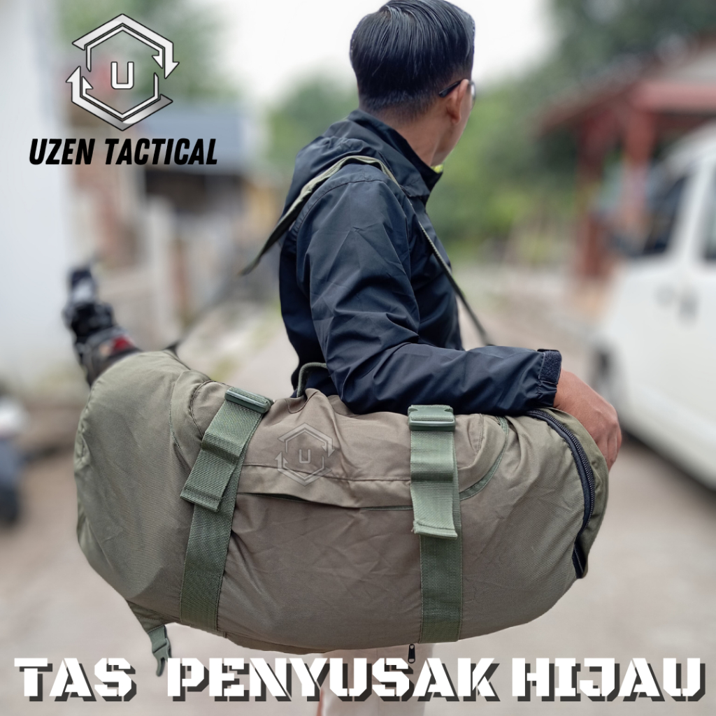 Tas selempang TNI jumbo 60L/tas pendidikan TNI/tas kapsul pulsak/dufflebag jumbo/tas penyusak