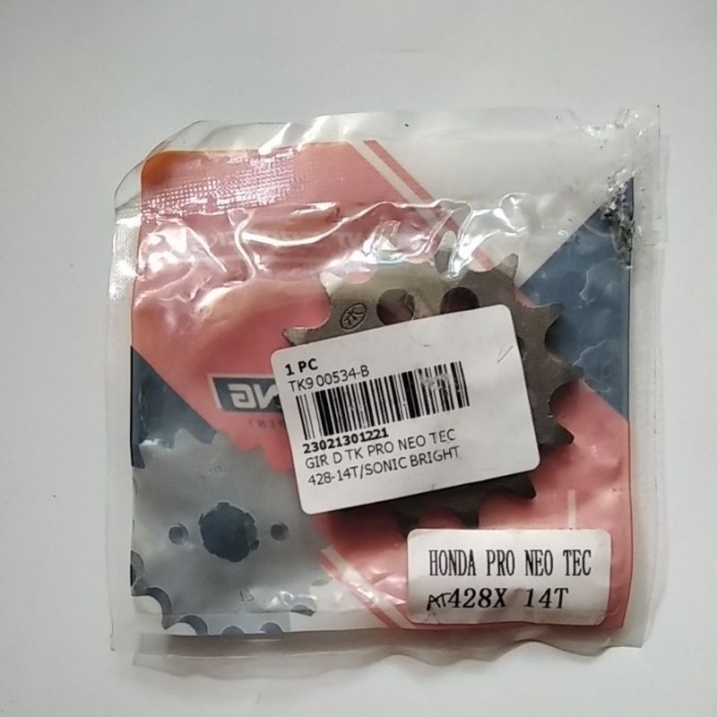 Termurah Gir Depan TK 428 14T Nova Dash Sonic 125 NSR 150 CBR 150 Old