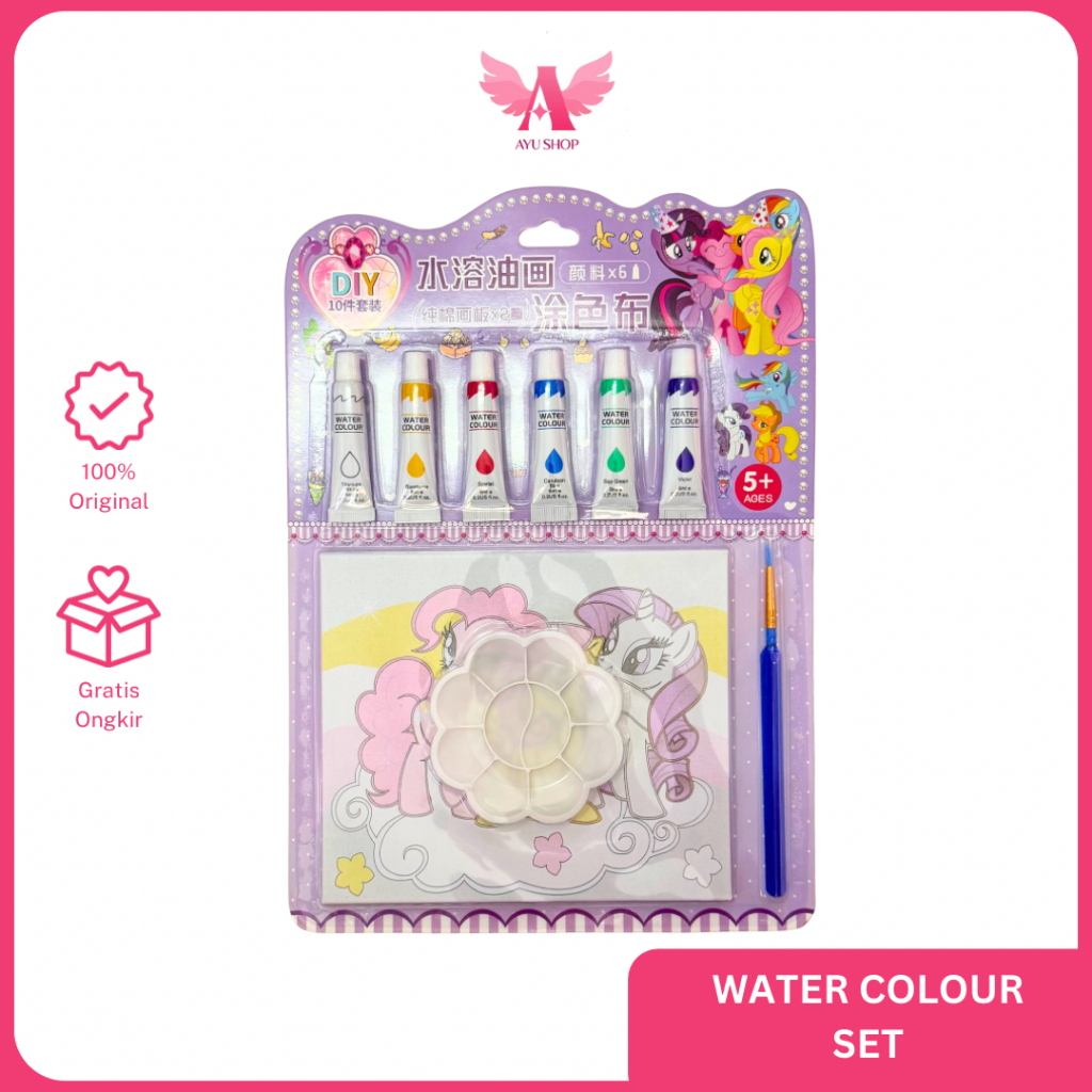 

Mainan Anak Gambar & Cat Air 6 Warna / Water Color Set