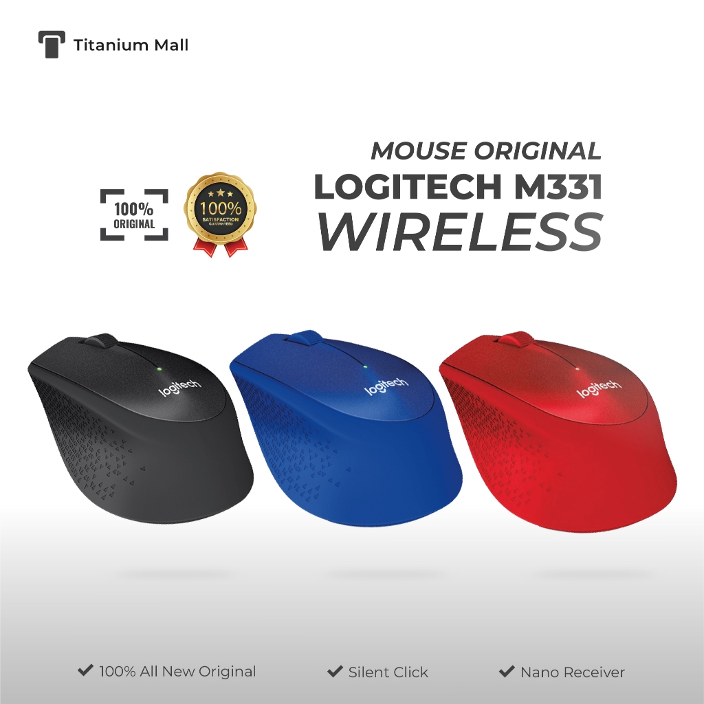 MOUSE LOGITECH M331 MOUSE WIRELESS