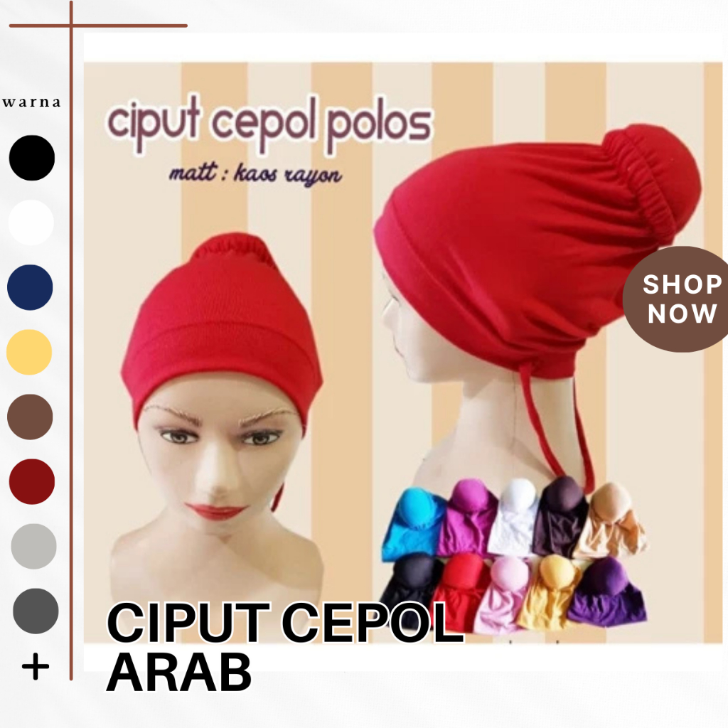 Ciput Arab cepol/ciput Arab cepol konde/ciput cepol bupati