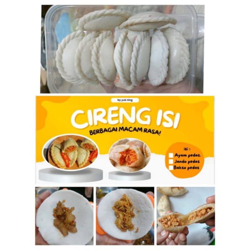 

Cireng isi ayam pedas