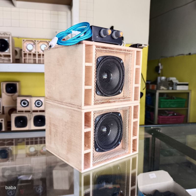 SOUND MINIATUR LENGKAP SPL 3IN GRILL