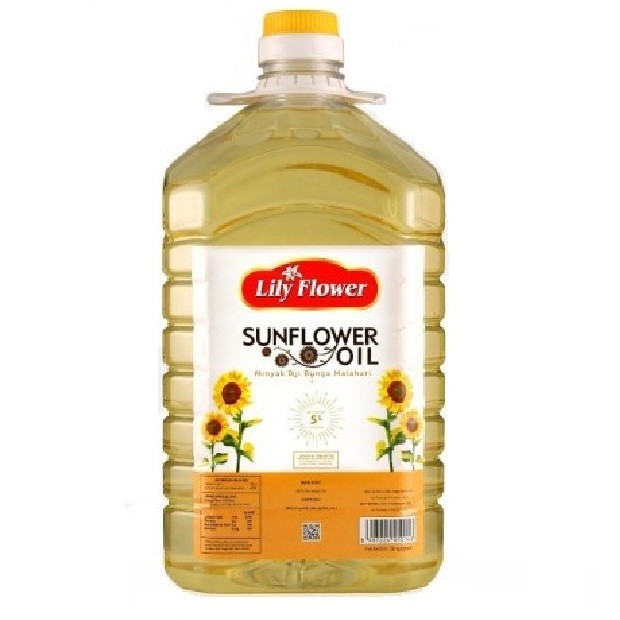 

minyak biji bunga matahari sunflower oil lily flower 5 liter