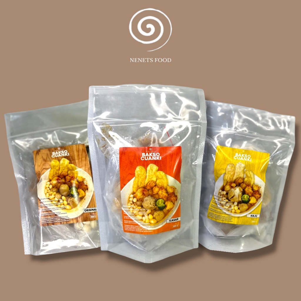 

Bakso Cuanki Instan Lengkap (Kasar,Keju dan Halus) Semua Varian Nenets Food