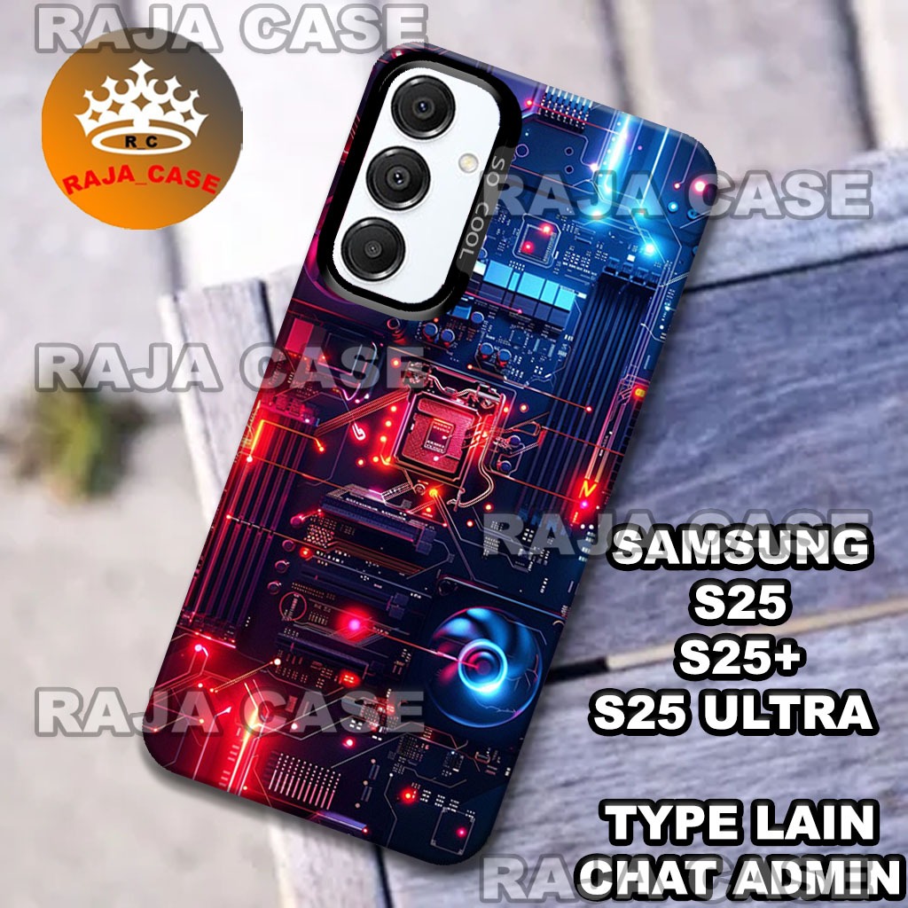 (RC31) Case hp Samsung S25 - Samsung S25 Plus - Samsung S25 Ultra/Motif Cowok/case hologram Samsung 