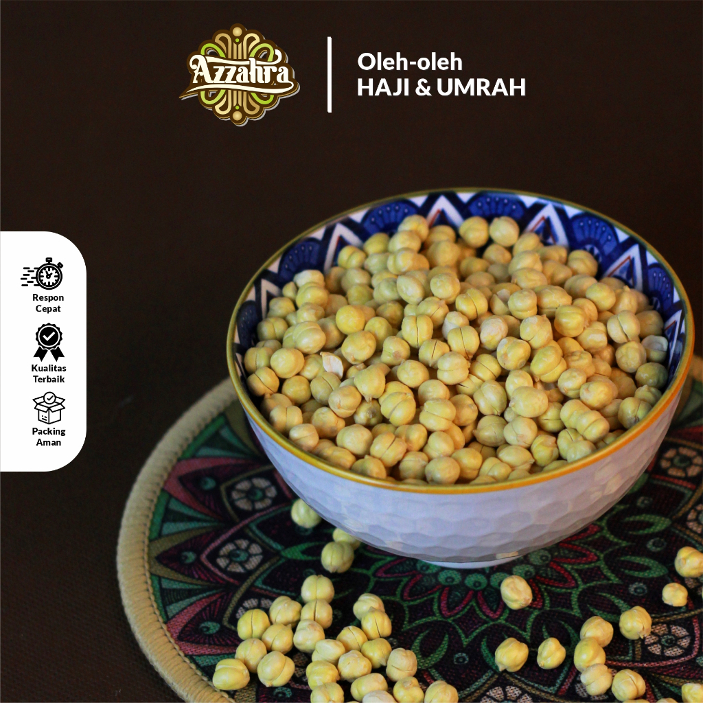 

Kacang Arab / Roasted Chickpea/ Kacang Arab oleh oleh haji umroh