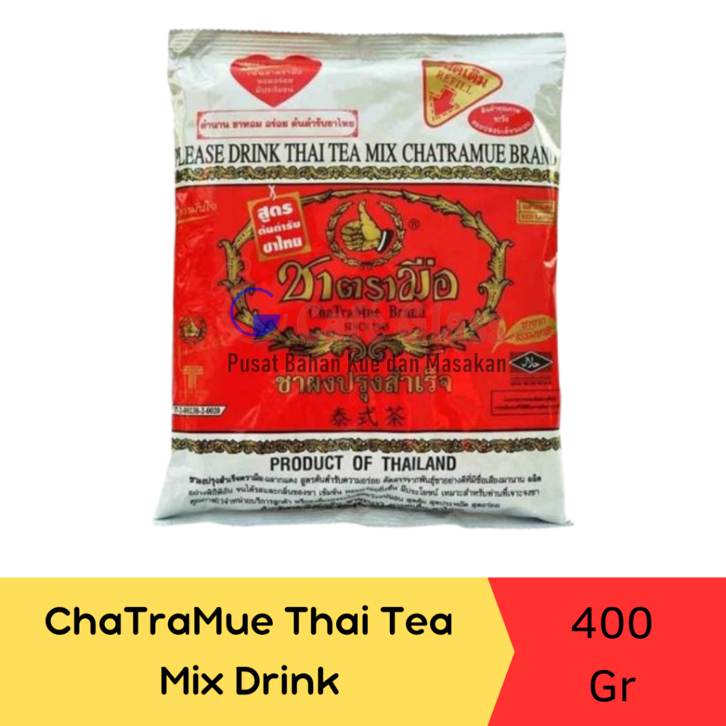 

ChaTraMue Thai Tea Mix Drink / Minuman Thai Tea 400Gr