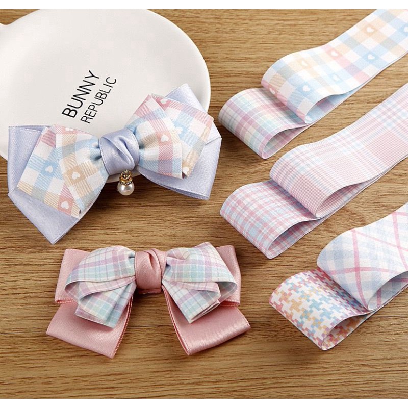 

THEDIYLAB [PERYARD/90CM] PITA MOTIF 2,5 CM | KERAJINAN TANGAN | PITA KADO HAMPERS DLL