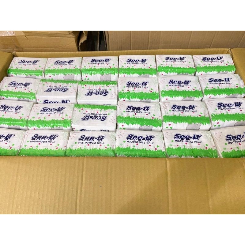 Tissue See-u POP UP Gajah See-u Multipurpose SGP tissue meja makan