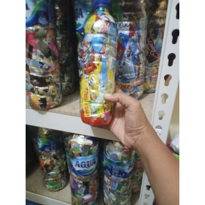 ecobrick 600 ml berat 200 gram